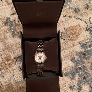 Elegant Silver Watch with Black Dial - XAVIER UNIVERSITY